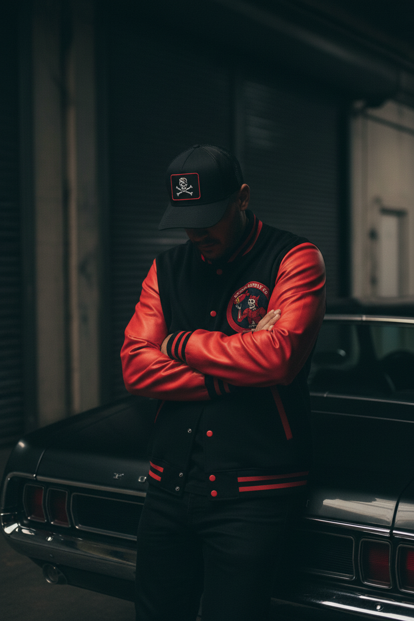 Defcon Heavyweight Letterman Jacket
